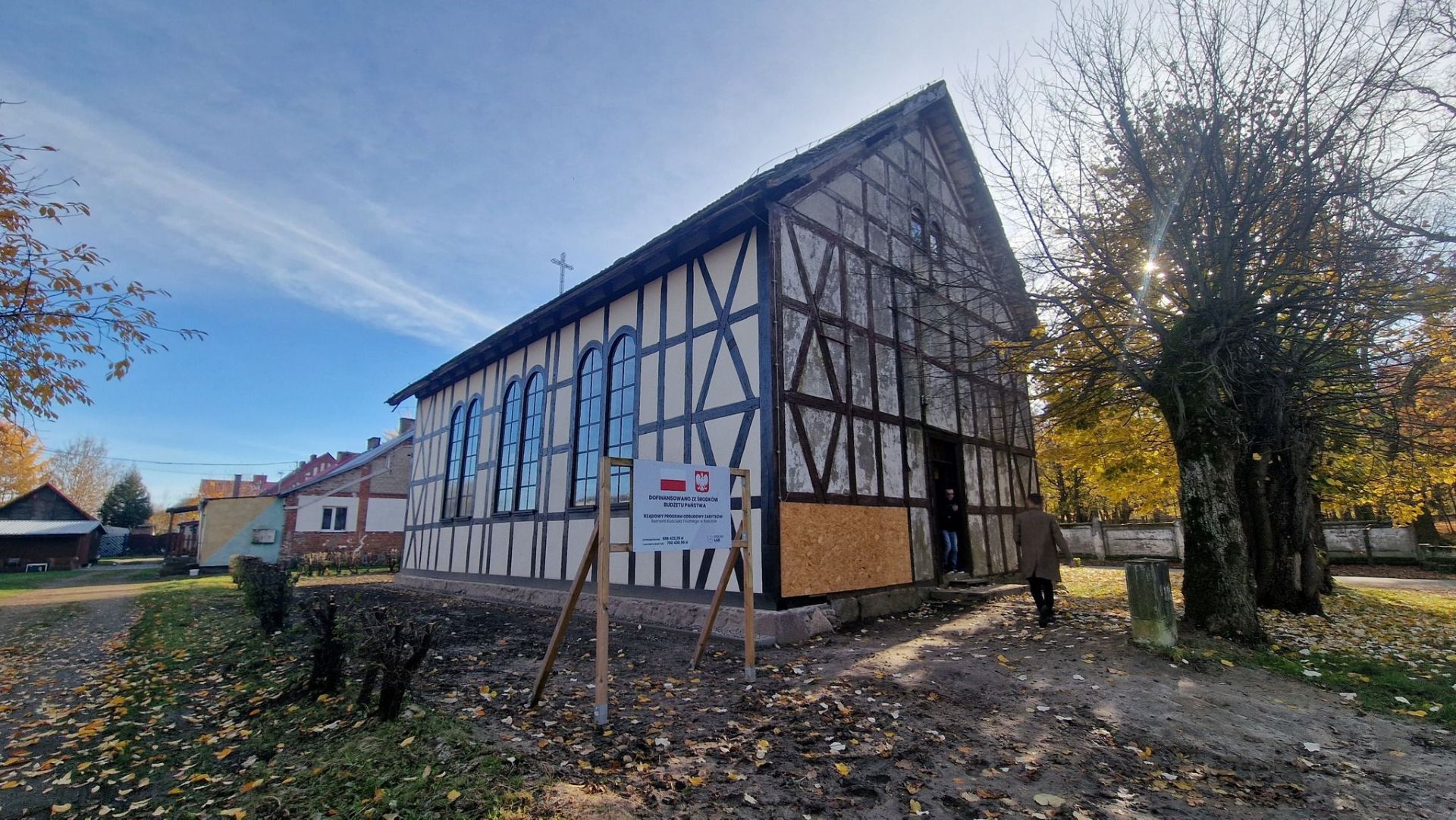 Sprawozdanie z "Polskiego Ładu" - kościół filialny w Rzecinie